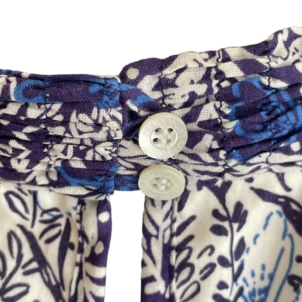 Karen Millen Tiered Halter Dress Butterflies and Foliage‎ Pattern Size 4 - Picture 9 of 12